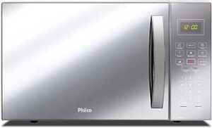 Microondas Philco 28L Espelhado Branco PMO28EB 220V