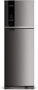 Geladeira Brastemp Frost Free Duplex 400 litros cor Inox com Freeze Control - BRM54JK 110V