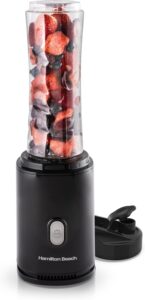 Liquidificador Individual Preto, Dois Copos, Personal Blender, 300W Hamilton Beach 127V
