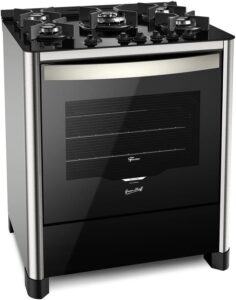 Fogão de Piso 5Q GRAND CHEFF Gás C/Grill Inox 127V
