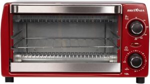 Forno Elétrico, Bfe10v, 10L, Vermelho, 110V, Britânia
