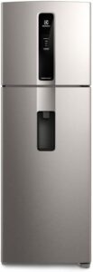 Geladeira Electrolux Frost Free Duplex Efficient com Autosense Inox Look 389L (IW43S) 220V
