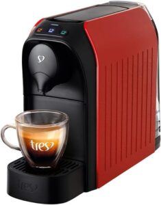 Cafeteira Espresso Três, Passione, Vermelha, 220V, 3 Corações