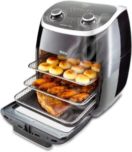 Fritadeira Philco Air Fryer 2 em 1 Oven 11L PFR2000P 127V