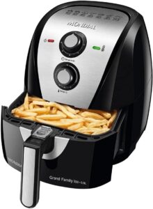 Fritadeira Sem Óleo Air Fryer 5,5L, Mondial, Preto/Inox, 1900W, 220V - AF-55 I
