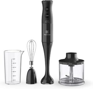 Mixer Misturador Multiuso Electrolux 3 em 1 400W 2 velocidades 3 acessórios mini processador capacidade 600ml EIB10 preto 127v
