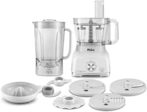 Multiprocessador Philco, 2 Velocidades + Pulsar, 1400w, Branco - Pmp1600b 110v
