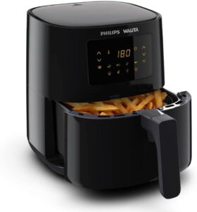 Philips Walita RI9252/91 Série 3000 - Fritadeira Airfryer Digital, 4.1L de capacidade, 127V, 1400W, Preta
