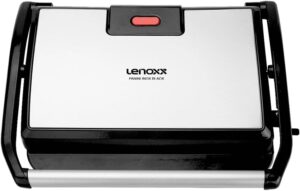 Lenoxx Grill Panini Inox Black, PGR165, 127
