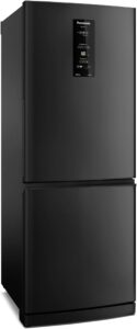 Geladeira Panasonic BB64 Black Inox Inverse Frost Free 460L Inverter A+++ - NR-BB64PV1B 127V