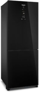 Geladeira Panasonic BB65 Black Glass Inverse Frost Free 450L Inverter A+++ - NR-BB65GVFB 220V