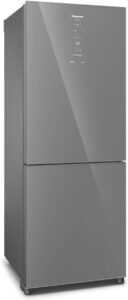 Geladeira Panasonic BB65 Diamond Glass Inverse Frost Free 450L Inverter A+++ - NR-BB65GVFM 127V