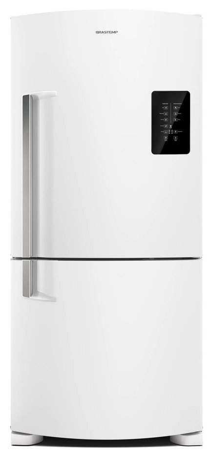 Geladeira Brastemp Frost Free Inverse 588 litros BRE85AB, branca, com painel touch na porta