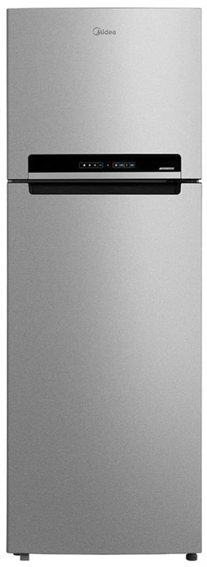 Geladeira Midea Frost Free Duplex 394 litros Inverter, prata