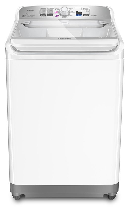 Máquina de lavar Panasonic 15 kg NA-F150B1W, branca, de abrir por cima