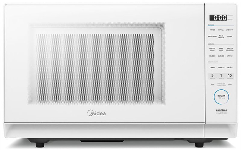Micro-ondas Midea MasterCook de 35 litros, branco