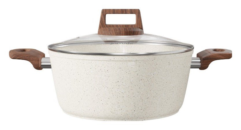 Caçarola creme da linha Oslo Stone da Jomafe
