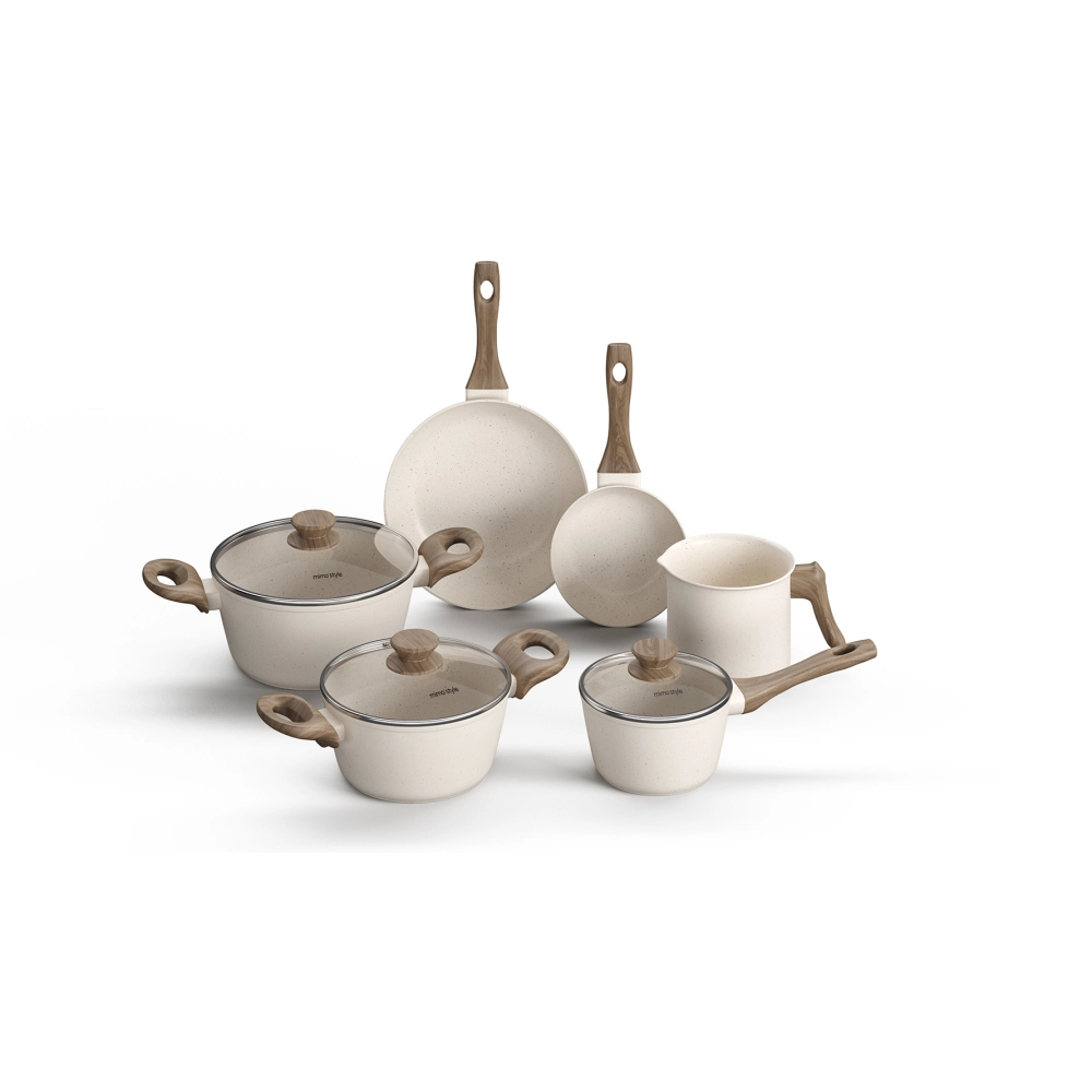 Conjunto de 6 panelas Mimo Style Style Cook Mármol