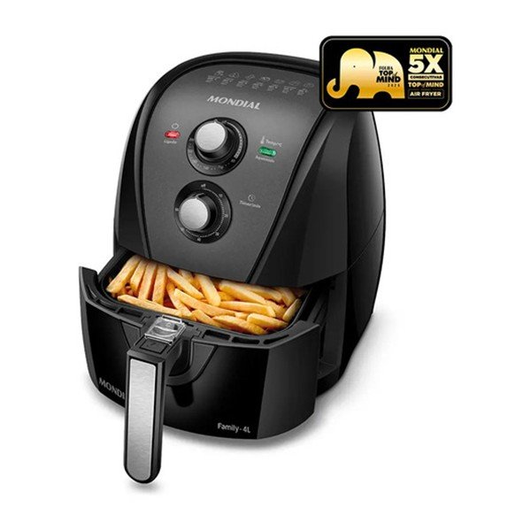 Air fryer Mondial AFN-40-BFT de 4 litros, preta