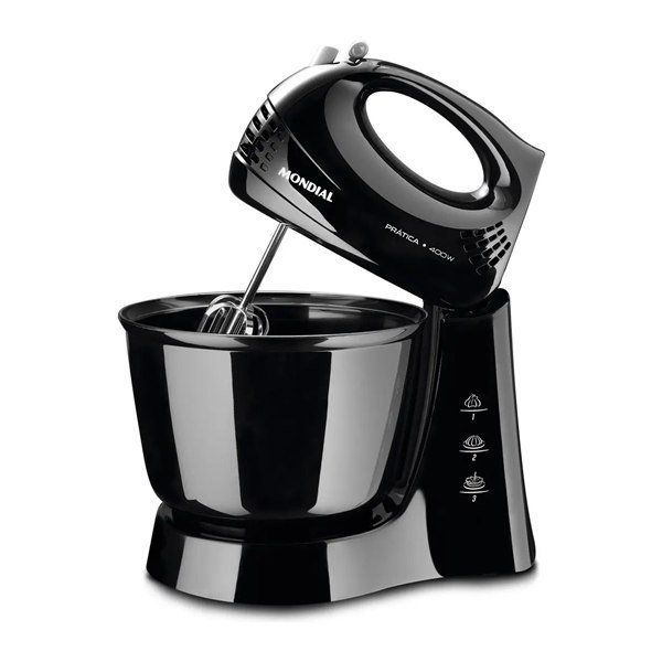 Batedeira Mondial Prática B-44 400 W preta