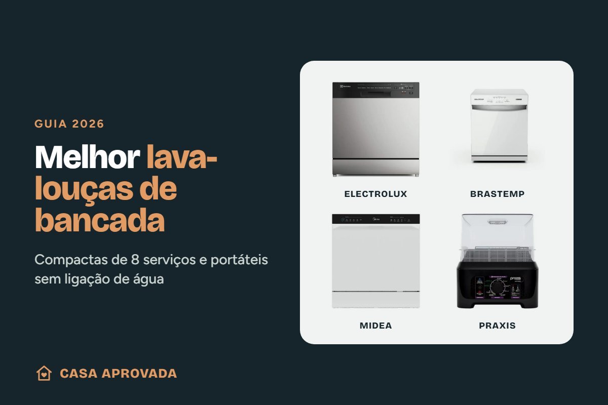 Melhor lava-louças de bancada: Electrolux, Brastemp, Midea e Praxis