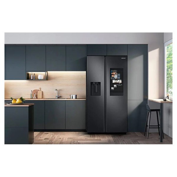 Geladeira side by side Samsung RS58T5561 608 litros preta