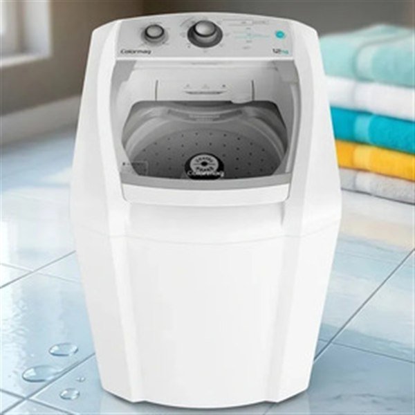 Máquina de lavar Colormaq LCA 12 kg automática branca