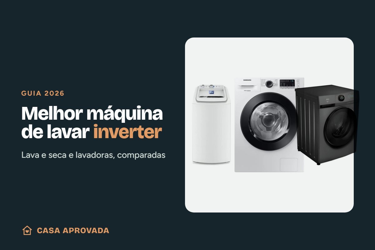Melhor máquina de lavar inverter