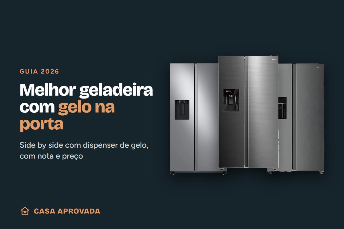 Melhor geladeira com gelo na porta: Samsung, Midea e TCL side by side
